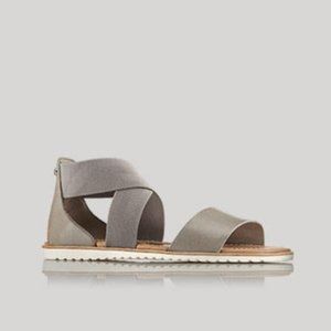 SOREL Ella™ II Sandal Size 9, Gray Leather